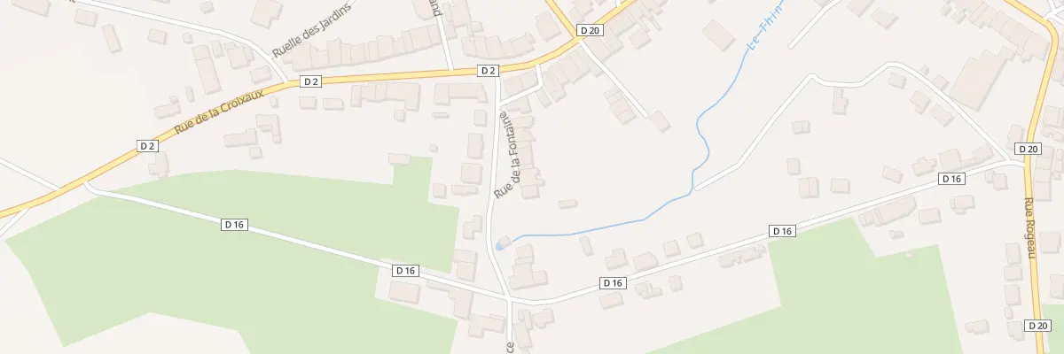 Plan du 5177 Rue de la Fontaine à Thin-le-Moutier
