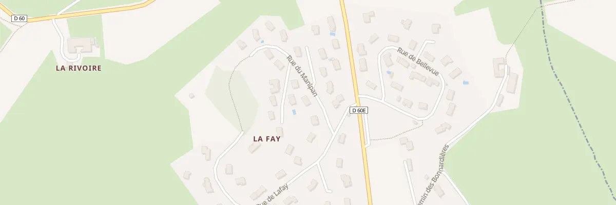 Plan du 5187 La Fay à La Chapelle-sur-Coise