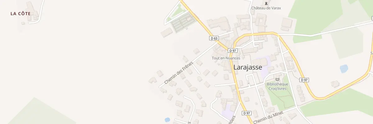 Plan du 90 Che des Frênes à Larajasse