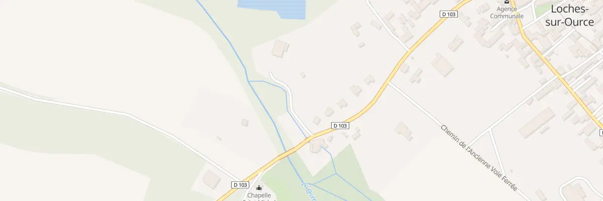 Plan du 9 Rue du Moulin à Loches-sur-Ource