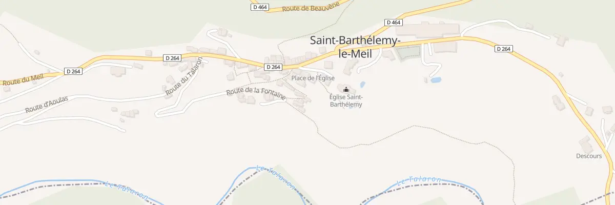 Plan du 5089 Le Village à Saint-Barthélemy-le-Meil