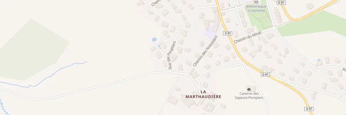 Plan du 22 Rue des Peupliers à Larajasse