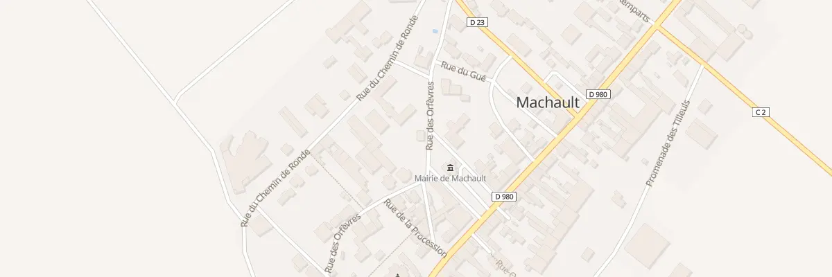 Plan du 6 Rue des Orfèvres à Machault
