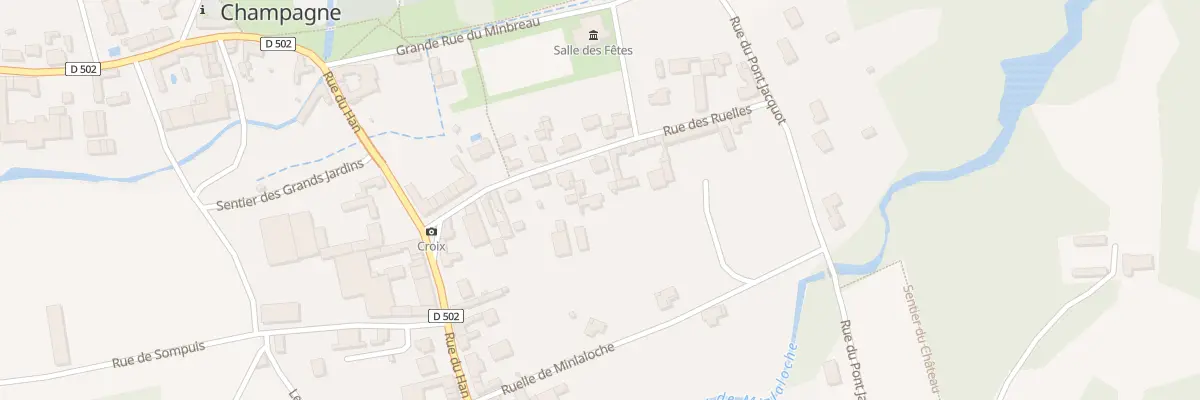 Plan du 12 Rue des Ruelles à Maisons-en-Champagne