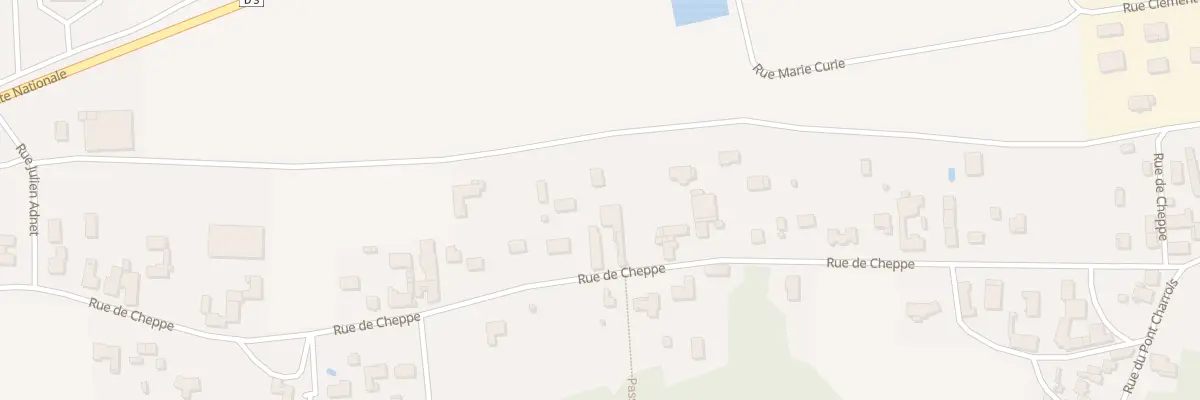Plan du 90 Rue de la Cheppe à Courtisols