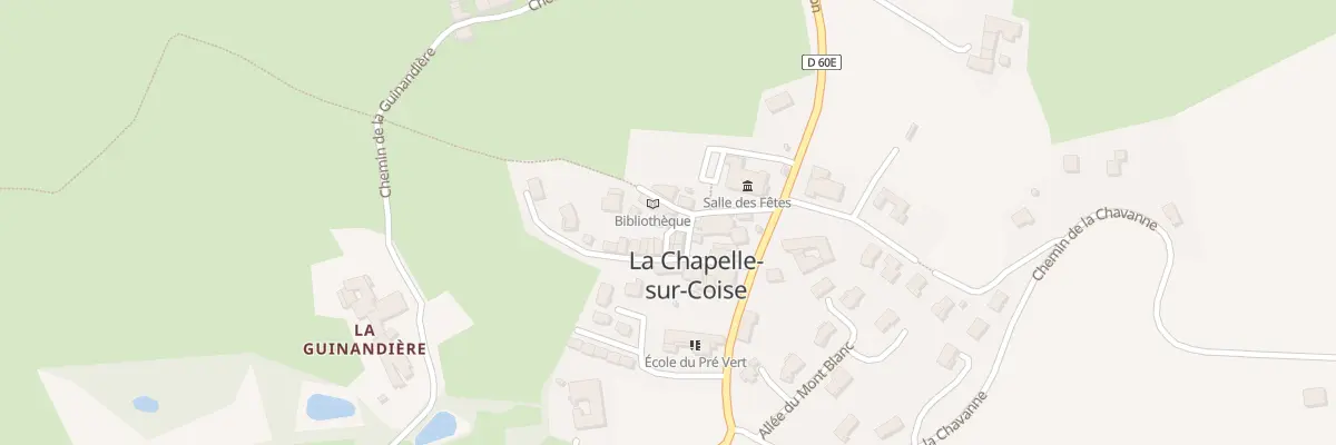 Plan du 5220 Le Bourg à La Chapelle-sur-Coise