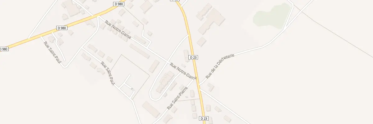Plan du 8 Rue de la 7eme Div Infanterie à Machault