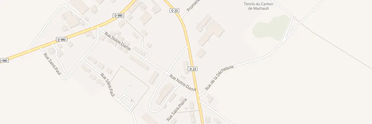 Plan du 6 Rue de la 7eme Div Infanterie à Machault