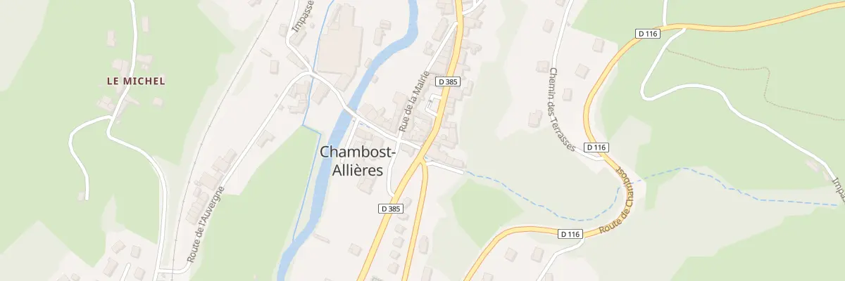 Plan du 2045 Rte de l’Azergues à Chambost-Allières