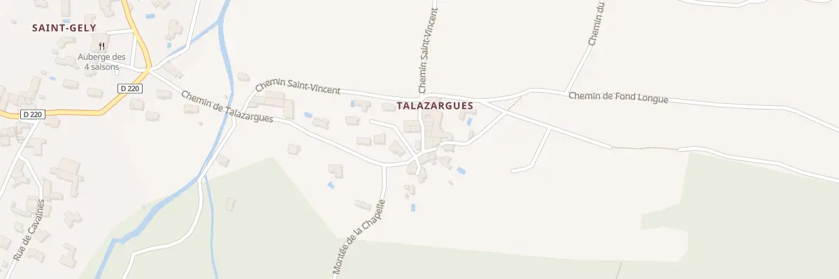 Plan du 5376 Talazargues à Cornillon