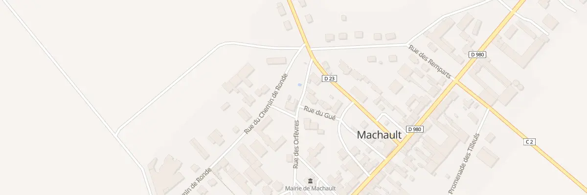Plan du 6 Rue du Gue à Machault