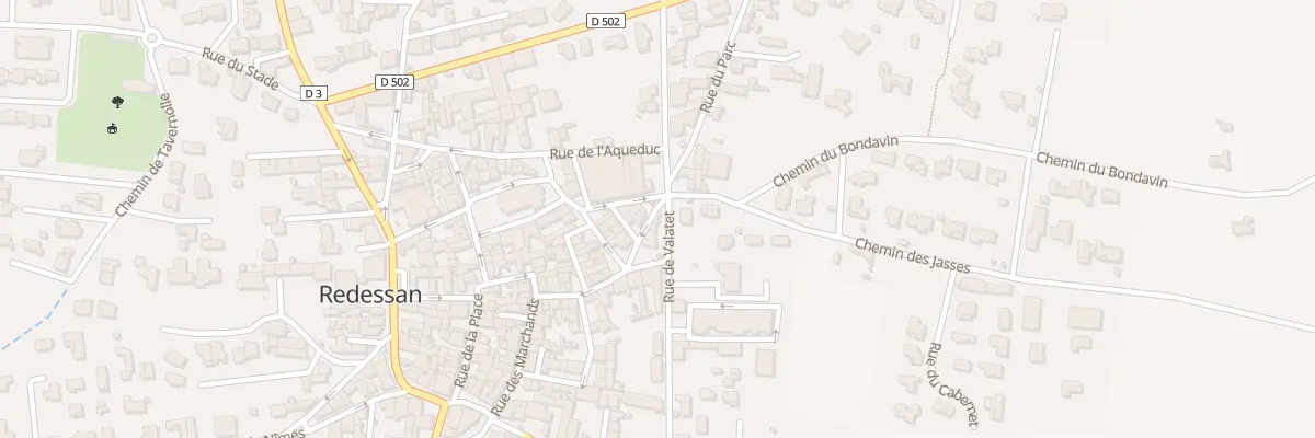 Plan du 2 Rue du Parc à Redessan