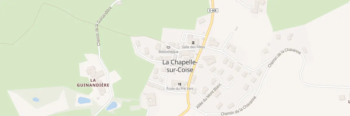 Plan du 1 Pl de l’Eglise à La Chapelle-sur-Coise