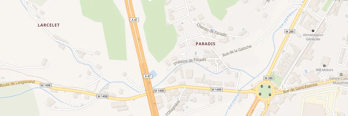 Plan du 10 Imp du Paradis à Saint-Chamond