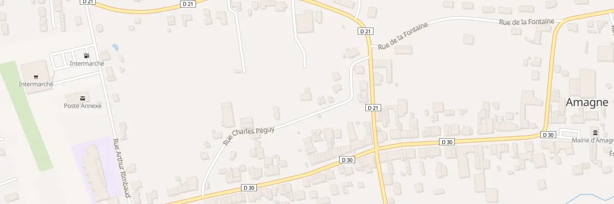 Plan du 7 Rue Charles Peguy à Amagne