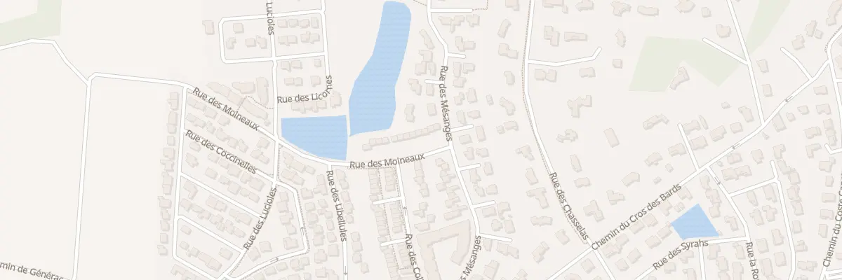 Plan du 30 Rue des Moineaux à Bellegarde