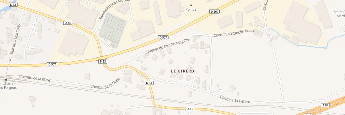 Plan du 190 Che du Moulin Roquille à Vindry-sur-Turdine