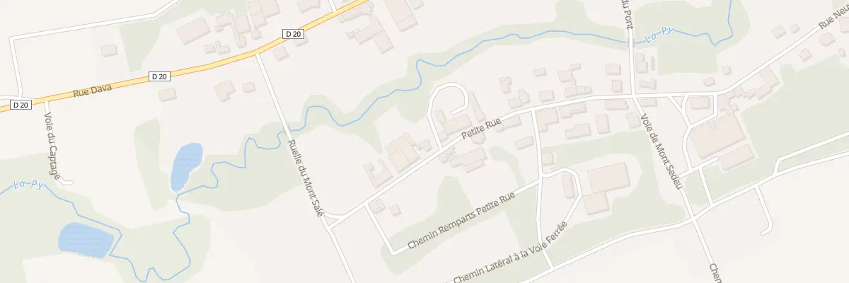 Plan du 20 Ptr Petite Rue à Sainte-Marie-à-Py