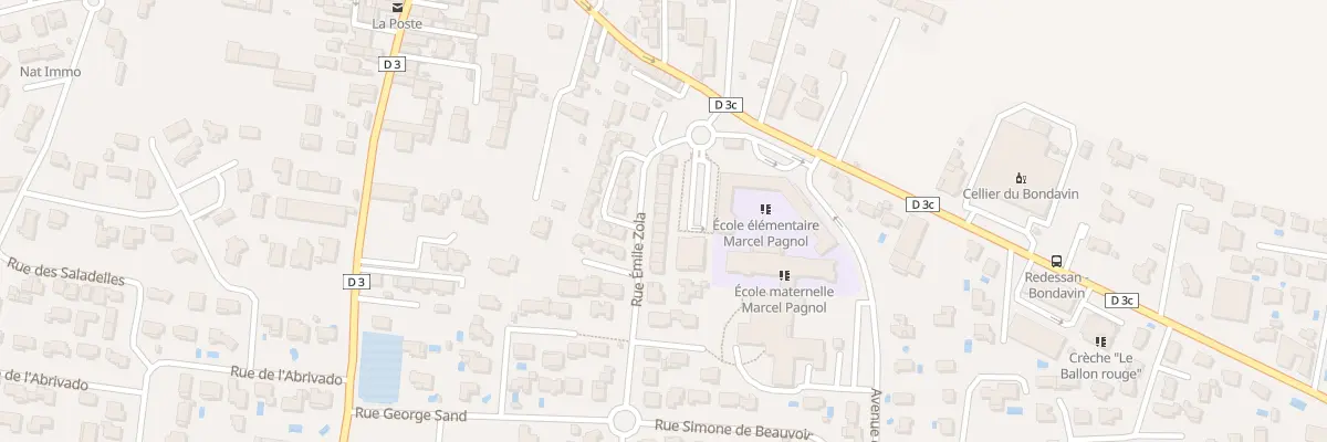 Plan du 13 Rue Emile Zola à Redessan