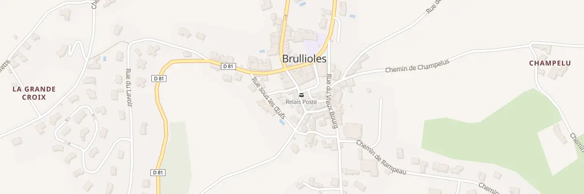 Plan du 5035 Le Bourg à Brullioles