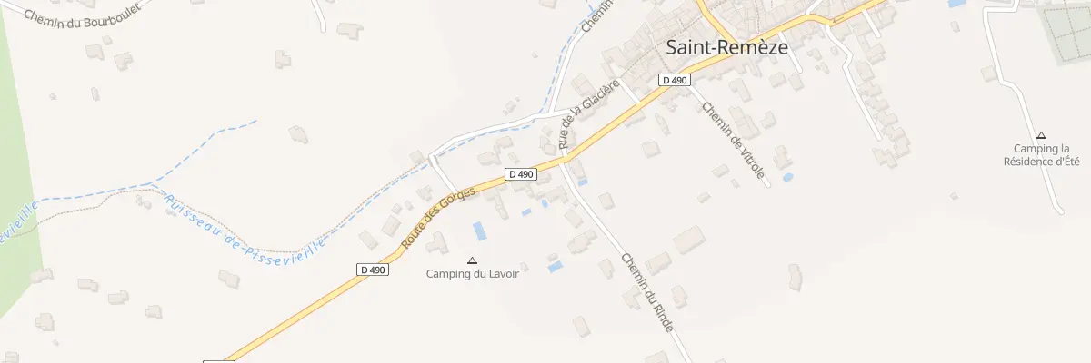 Plan du 8 Che du Rinde à Saint-Remèze