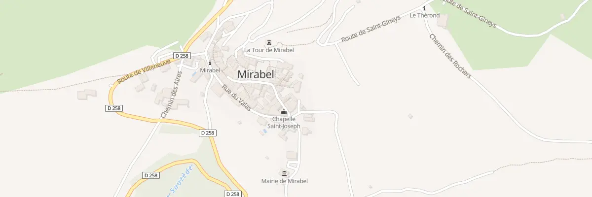 Plan du 15 Imp de la Vignasse à Mirabel