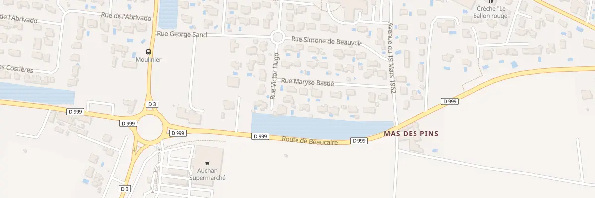 Plan du 4 Rue Maryse Bastie à Redessan