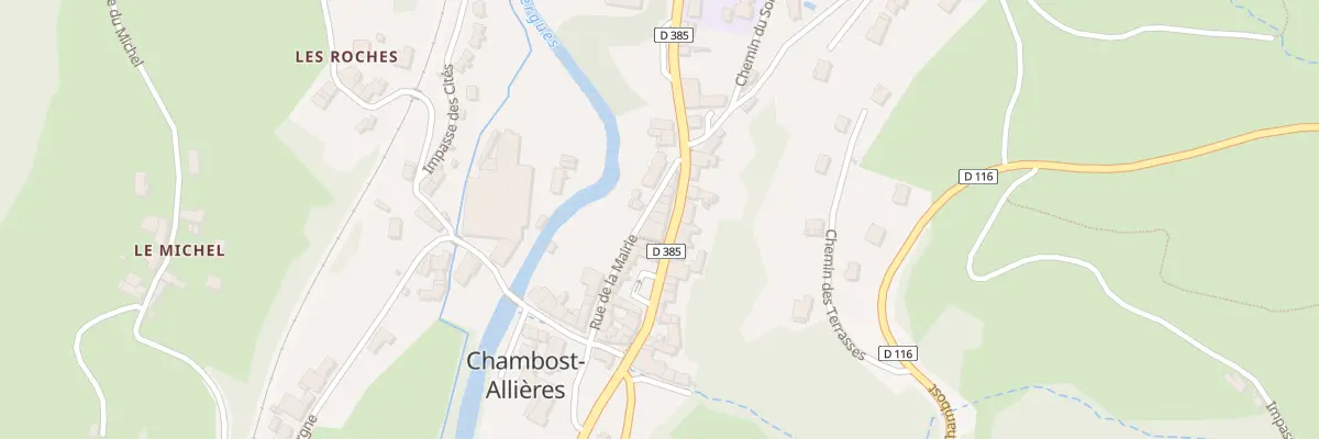 Plan du 2145 Rte de l’Azergues à Chambost-Allières