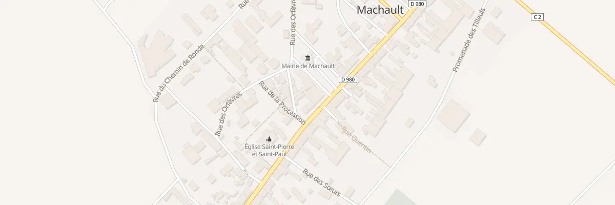 Plan du 38 Rue Guillaume de Machaut à Machault