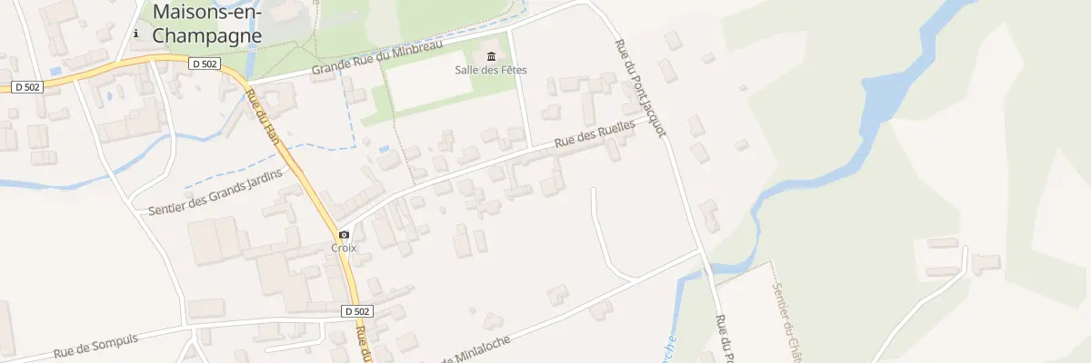 Plan du 18 Rue des Ruelles à Maisons-en-Champagne