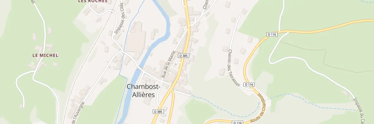 Plan du 2110 Rte de l’Azergues à Chambost-Allières