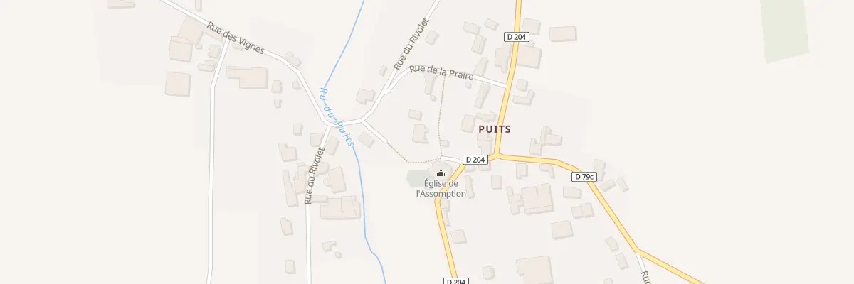 Plan du 2 Rue de l’Eglise de Nuisement à Puits-et-Nuisement