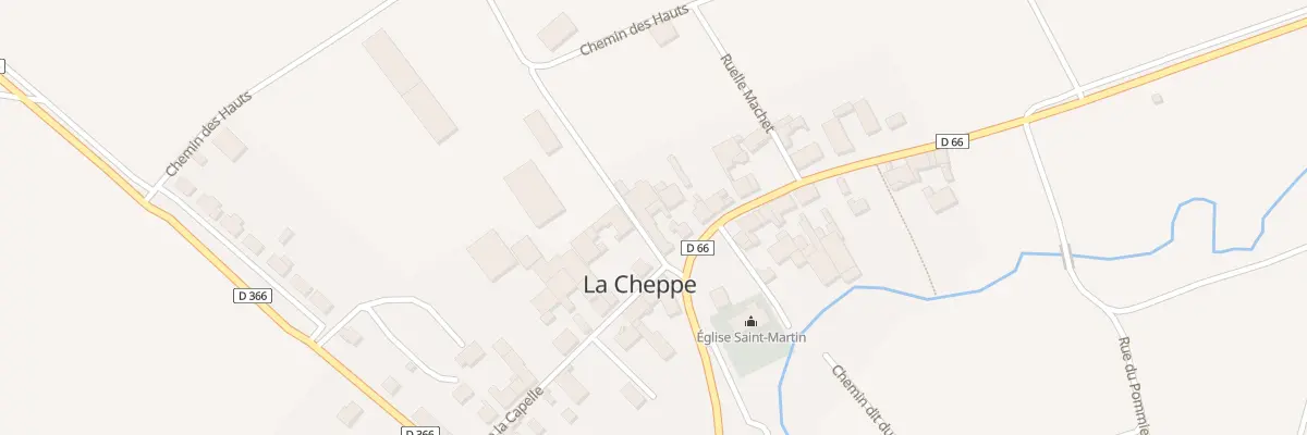 Plan du 5 Rue de l’Église à La Cheppe