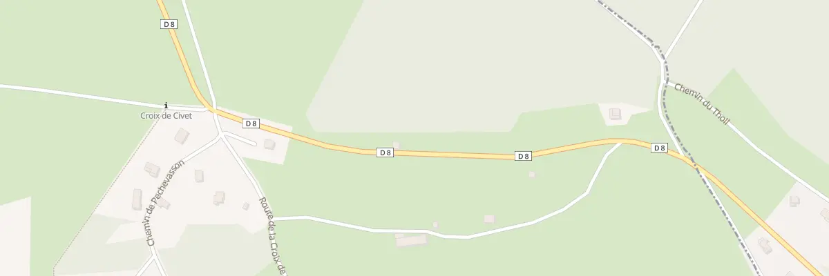 Plan du 1111 Rte du Bessat à Tarentaise