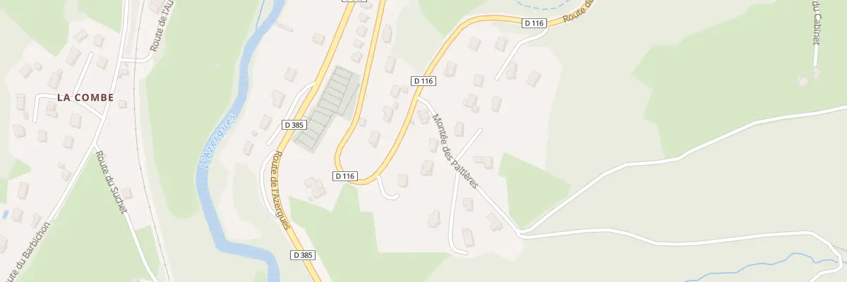 Plan du 70 Mte des Paltières à Chambost-Allières
