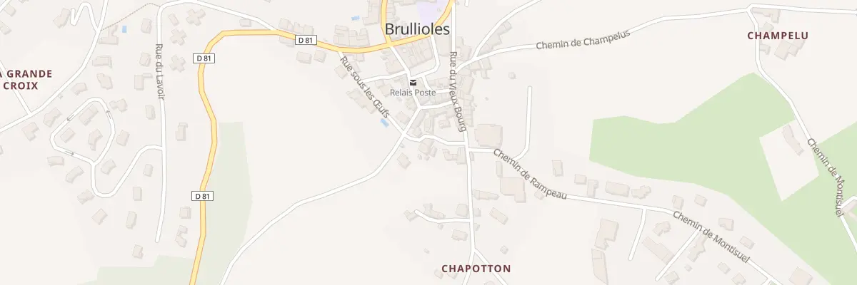 Plan du 5053 Rue sous les Oeufs à Brullioles