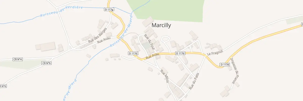 Plan du 5061 Le Village à Marcilly-et-Dracy