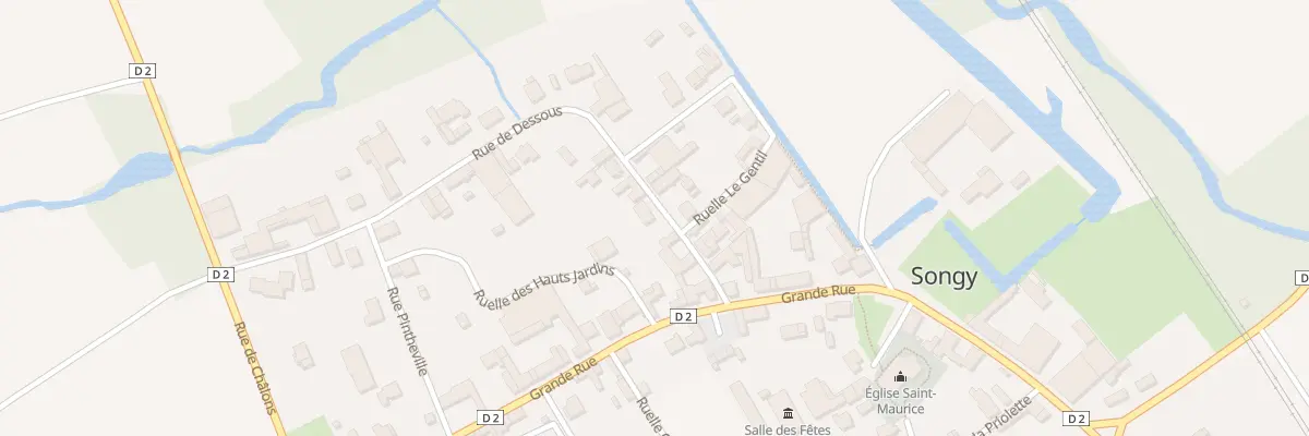 Plan du 5 Rue de Dessous à Songy
