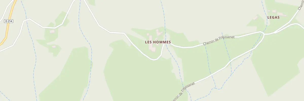 Plan du 3520 Che de Freyssenet à Rochepaule