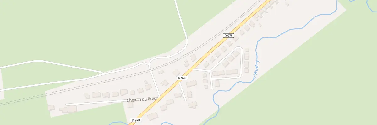 Plan du 485 Rue de la Vallee à Rouvroy-sur-Audry