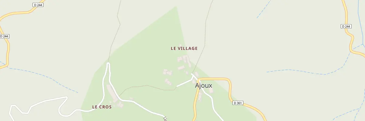 Plan du 11 Le Rocher à Ajoux