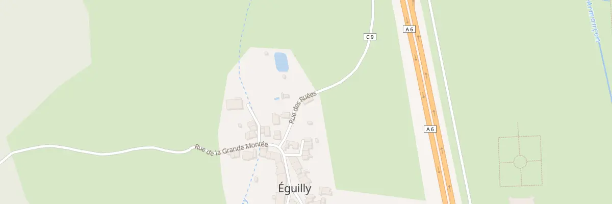 Plan du 6 Rue des Ruées à Éguilly