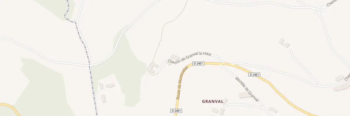 Plan du 158 Che de Granval le Haut à Saint-Julien-sur-Bibost