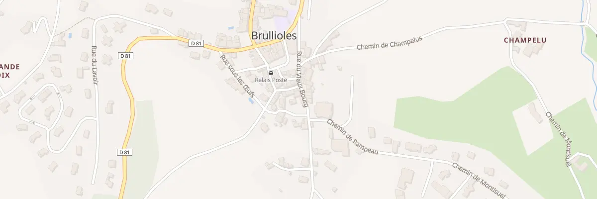 Plan du 5067 Le Bourg à Brullioles