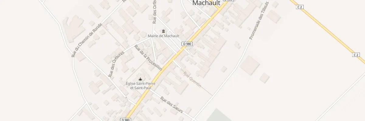 Plan du 33 Rue Guillaume de Machaut à Machault