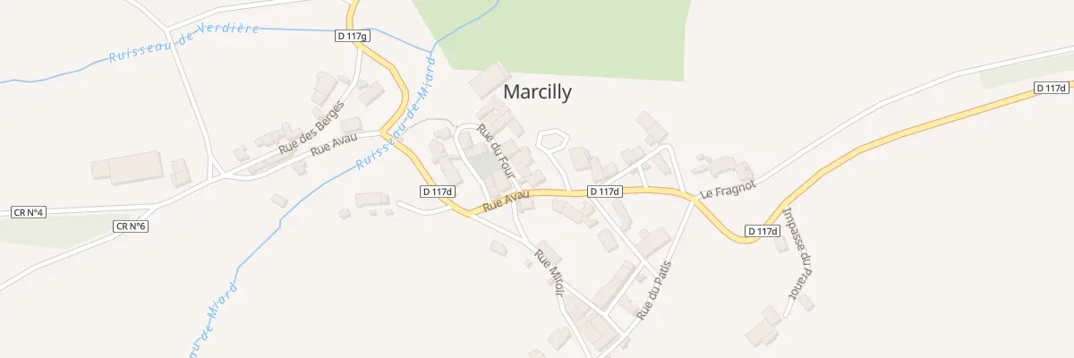 Plan du 5039 Le Village à Marcilly-et-Dracy