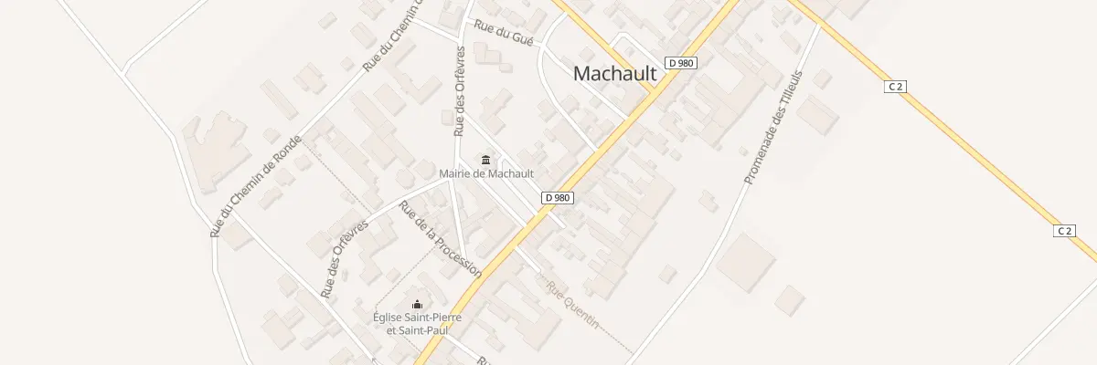 Plan du 32 Rue Guillaume de Machaut à Machault