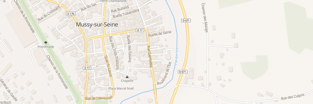 Plan du 1 Rle du Boulevard à Mussy-sur-Seine