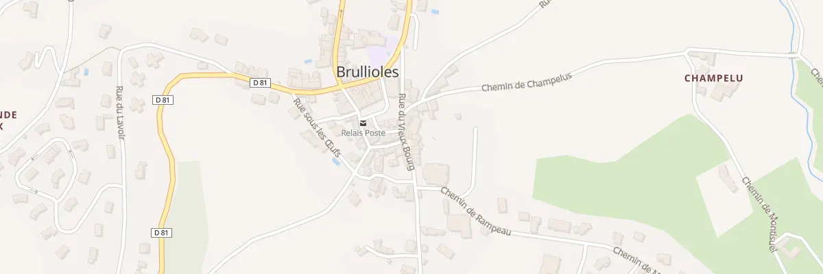 Plan du 5073 Rue du Vieux Bourg à Brullioles