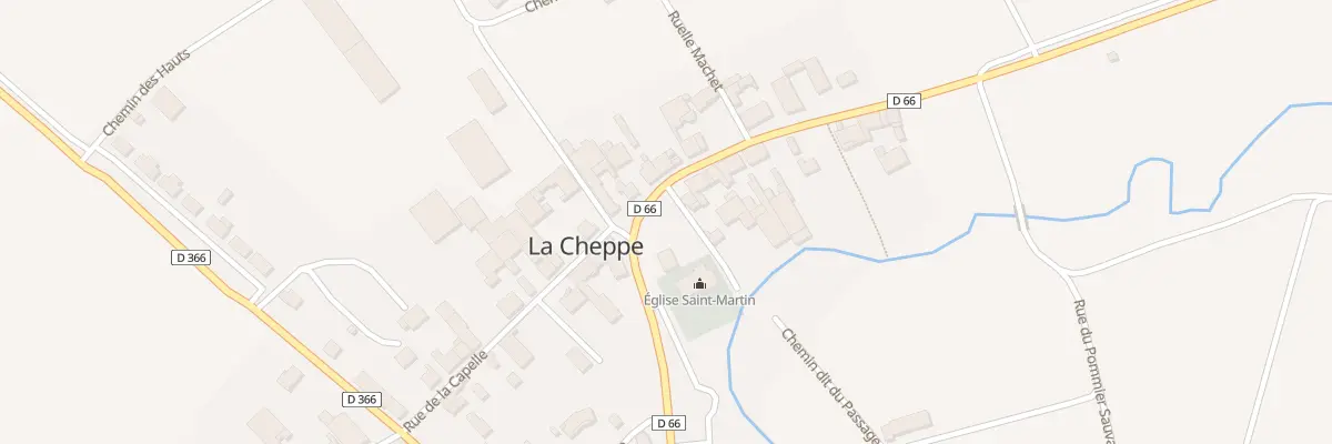 Plan du 6 Rue de l’Église à La Cheppe
